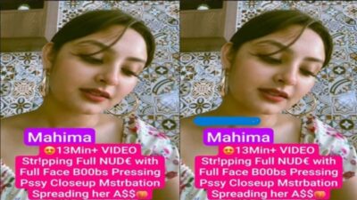 Insta Girl Mahima Latest Most Surprising Full Nude