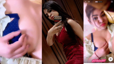 Famous Insta Influencer DEEPIKA BUTOLA Latest Premium TangoLive Playing with her Boobs
