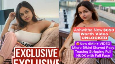 ASHWITHA Most Demanded OnlyFans Exclusive New Video Super Seductive Micro Bikini Shaved Pussy