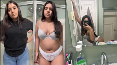 Horny NRI Girl Latest Most Exclusive Stripping Full NUDE