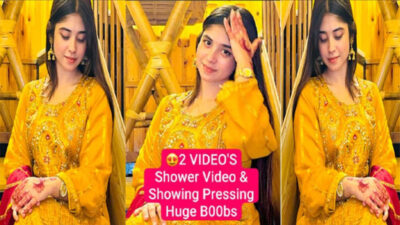 Beautiful Desi GF Most Exclusive Viral Showing Pressing Huge Boobs