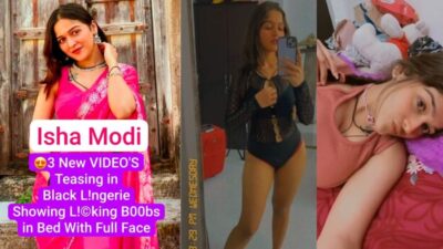 ISHA MODI Most Requested Insta Influencer Premium Video showing boobs in Pink outfit, Snapchat